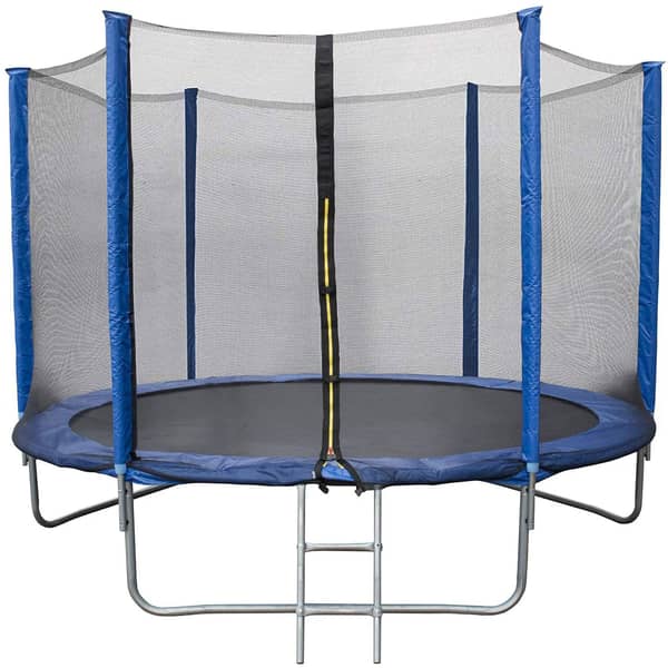 Trampoline Round Kids Jumping 8 Feet with Safety Enclosure Net