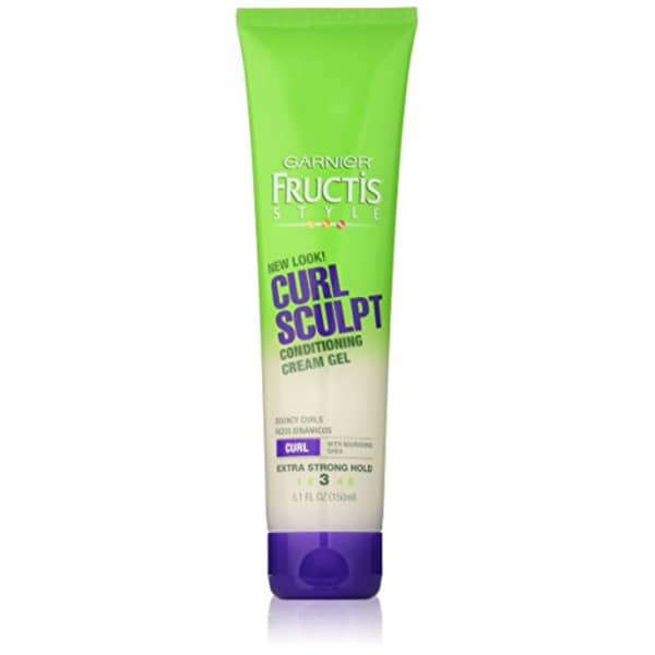 Garnier Fructis Style Curl Sculpt Conditioning Cream Gel, Curly Hair, 5. Fl. Oz.