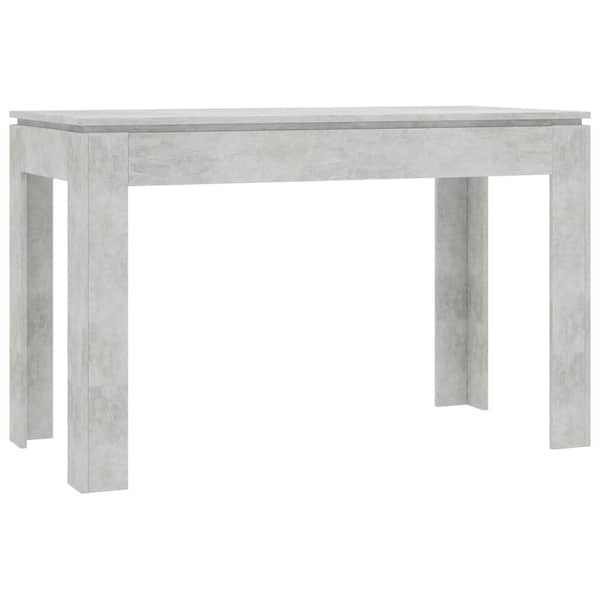 vidaXL Dining Table Concrete Grey 120x60x76 cm Engineered Wood vidaXL Dining Table Concrete Grey 120x60x76 cm Engineered Wood