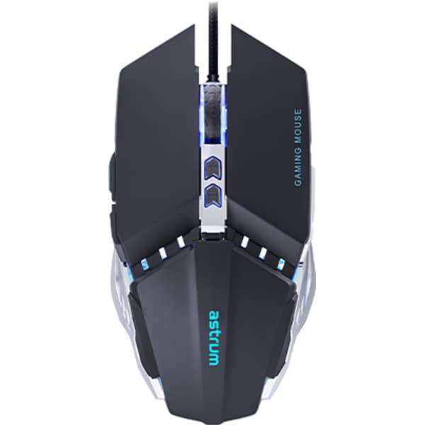 Astrum Metallic Gaming Mouse Black