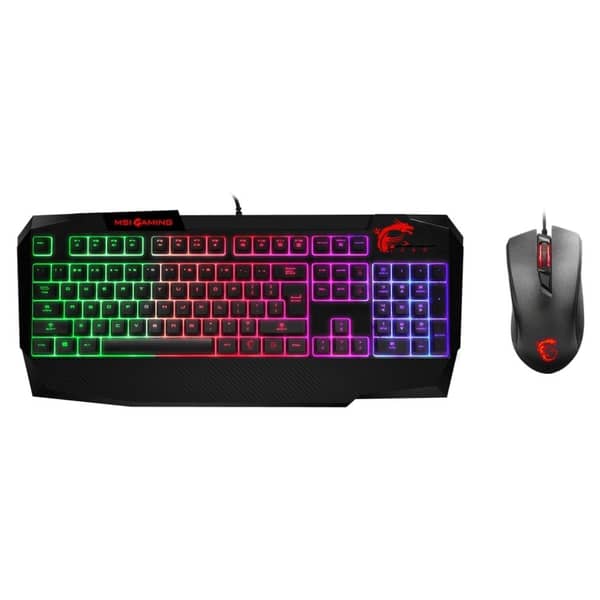 MSI Vigor GK40 Wired Gaming Keyboard & Wired Mouse Black S1104US233AP1 MSI Vigor GK40 Wired Gaming Keyboard & Wired Mouse Black S1104US233AP1