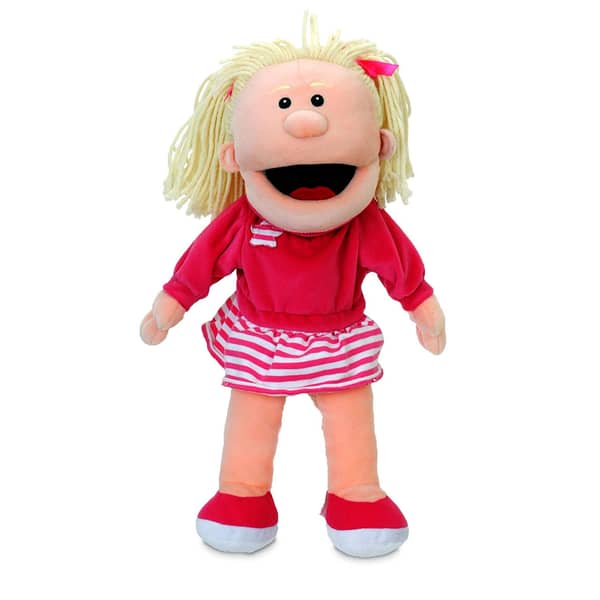 Fiesta Crafts T-2420 Hand Puppet Girl moving mouth