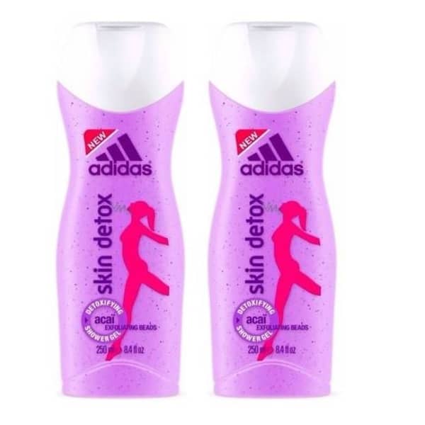 Adidas Skin Detox Shower Gel 250ml Pack 0f 2