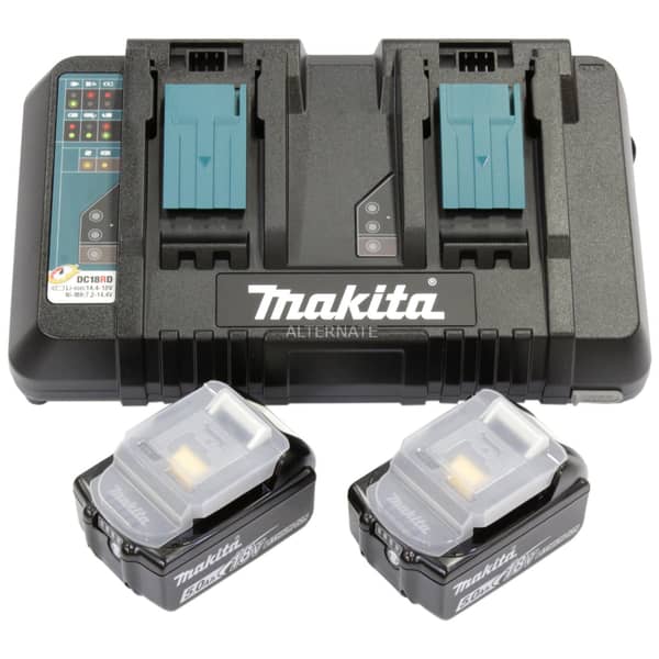 Makita 198567-1 18V Lithium Battery Power Source Kit, 5Ah Makita 198567-1 18V Lithium Battery Power Source Kit, 5Ah