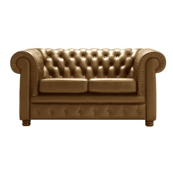 Ingles Sofa Sets Two Seater Sofa in Brown Color