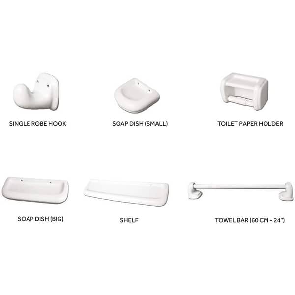 Bathroom Accessories 6pcs Set Bathroom Accessories 6pcs Set