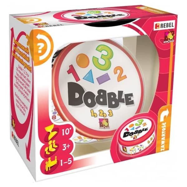 Asmodee Editions Dobble 123 Base Game Asmodee Editions Dobble 123 Base Game