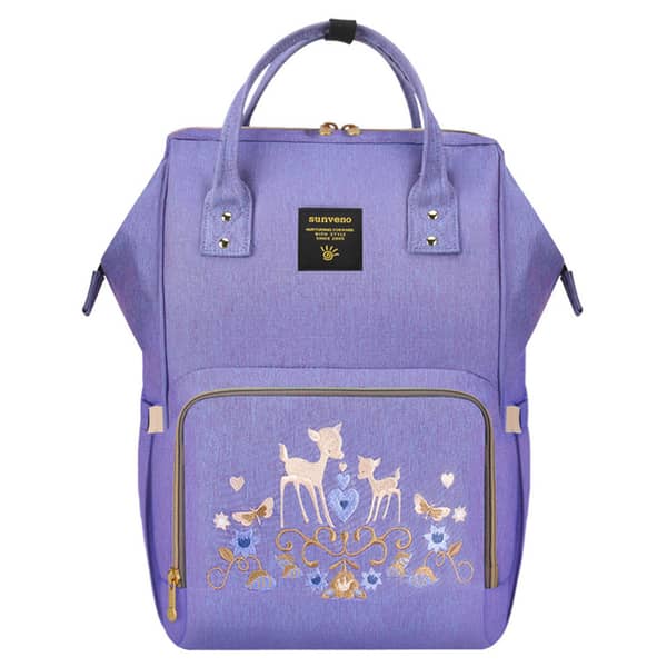 Sunveno Diaper Bag Purple Deer Sunveno Diaper Bag Purple Deer