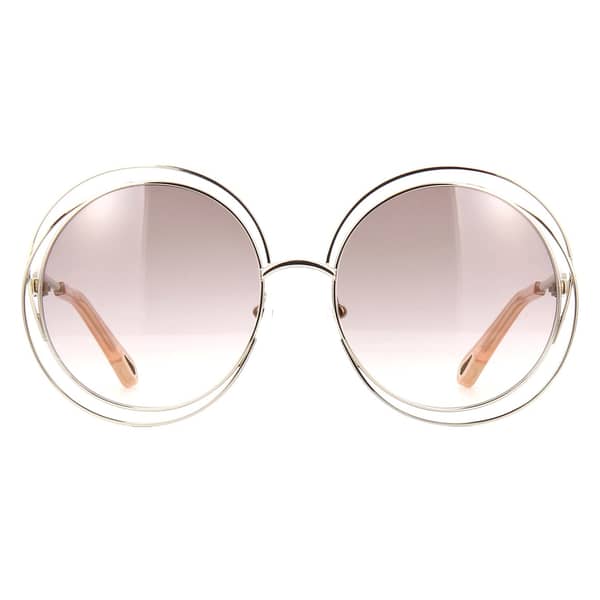 Chloe CL-CE114SD-724-62 Round Metal Silver Women Sunglasses Chloe CL-CE114SD-724-62 Round Metal Silver Women Sunglasses