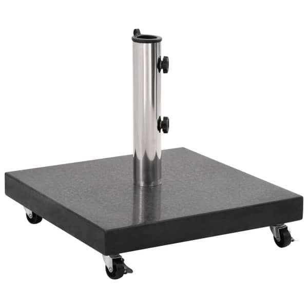 Vidaxl Parasol Base Granite 30 Kg Square Black Vidaxl Parasol Base Granite 30 Kg Square Black