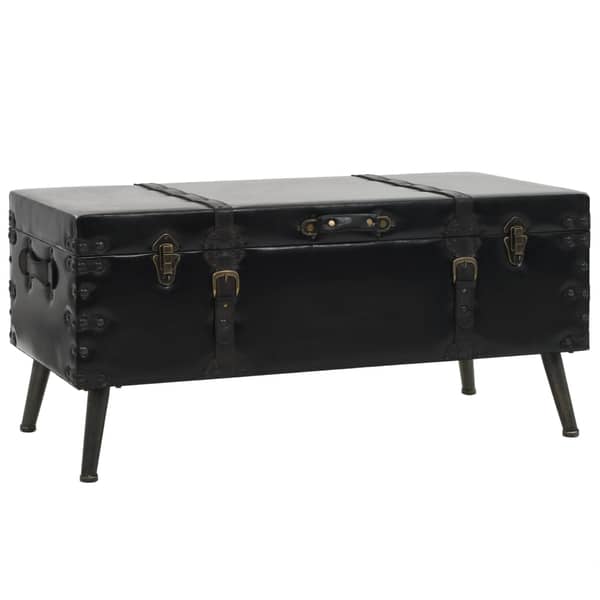 vidaXL Coffee Table MDF and Steel 102x51x48 cm vidaXL Coffee Table MDF and Steel 102x51x48 cm