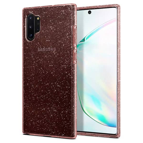 Spigen Samsung Galaxy Note 10 Plus/note 10+ 5g Liquid Crystal Glitter Cover/case - Rose Quartz