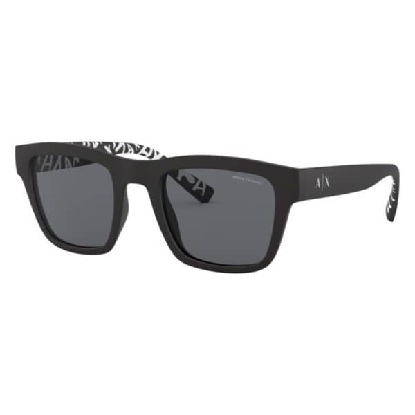 Armani Exchange AX4088S 802987 Black Unisex Sunglasses Armani Exchange AX4088S 802987 Black Unisex Sunglasses
