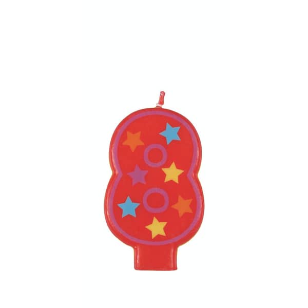 Unique- Numeral Birthday Candle 8