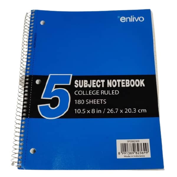 Flamingo Enlivo 5 Subject Notebook