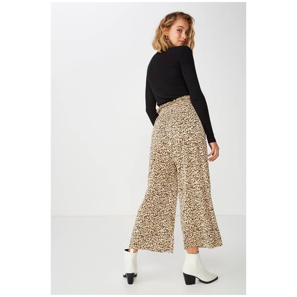 Cotton On Paperbag Slinky Culotte Blue Small Cotton On Paperbag Slinky Culotte Blue Small