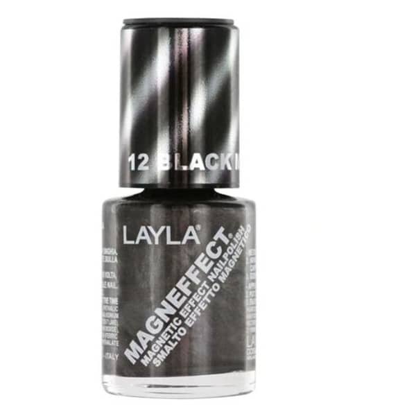 Layla Magneffect Nail Polish Black Metal 012