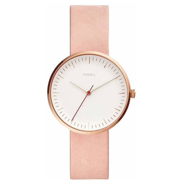 Fossil ES4426 Analog Leather Watch For Women Fossil ES4426 Analog Leather Watch For Women