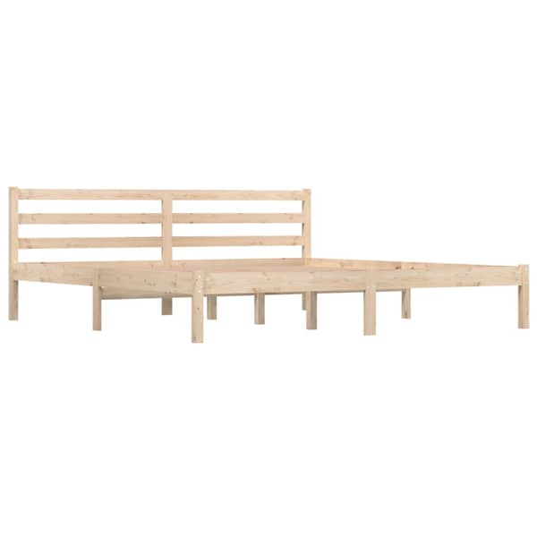 vidaXL Bed Frame Solid Wood Pine 180x200 cm 6FT Super King vidaXL Bed Frame Solid Wood Pine 180x200 cm 6FT Super King