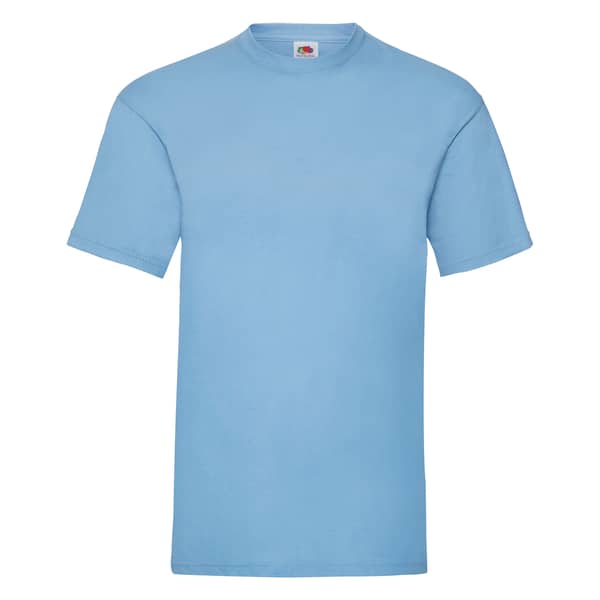 Fruit Of The Loom Valueweight T-Shirt Sky Blue Large Fruit Of The Loom Valueweight T-Shirt Sky Blue Large
