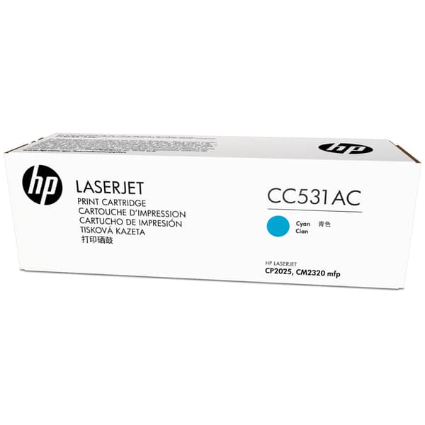 HP 304A CC531AC Cyan Contract Laserjet Toner Cartridge HP 304A CC531AC Cyan Contract Laserjet Toner Cartridge