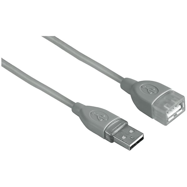 Hama D3045040 USB 2.0 Extension Shielded Cable 3M Grey