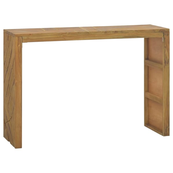 Vidaxl Console Table 110x35x75 Cm Solid Teak Wood