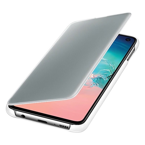 Samsung Clear View Flip Case White For Galaxy S10e Samsung Clear View Flip Case White For Galaxy S10e