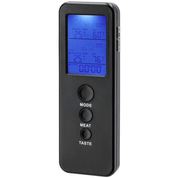 Xavax Digital Roasting Thermometer With Timer Black