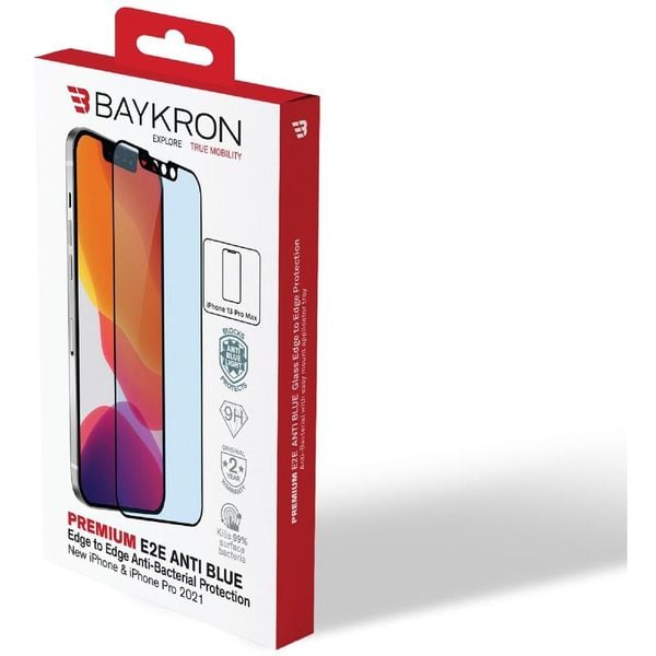 Baykron Edge To Edge Anti-Blue Screen Protector iPhone 13 Pro Max