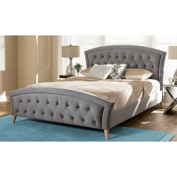 Queen bed contemporary deals