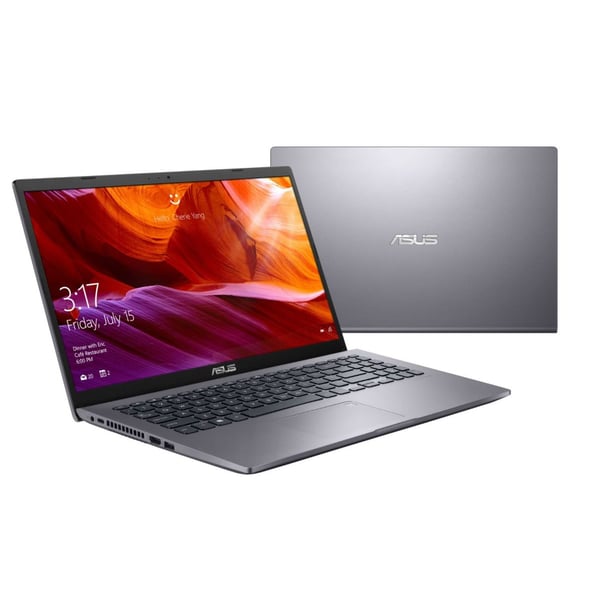 Asus Vivobook 15 X509UA-BR112T Laptop - Core i3 2.3GHz 4GB 256GB Shared Win10 15.6inch HD Grey English/Arabic Keyboard