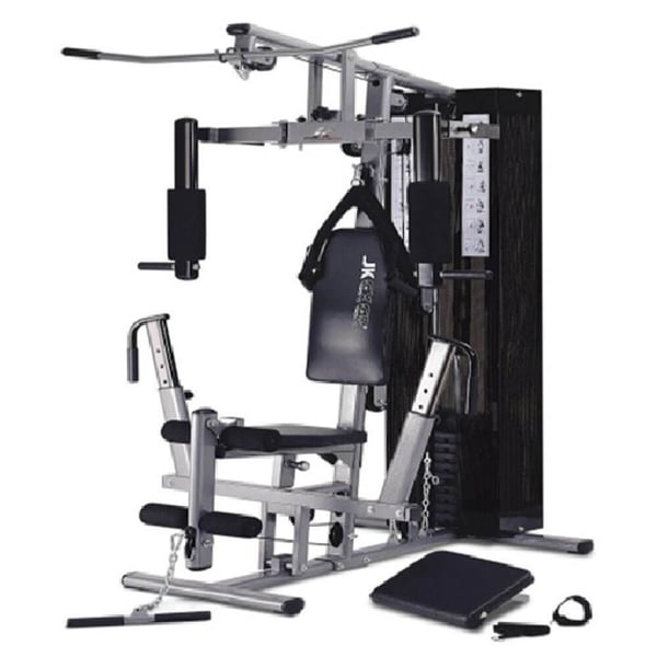 Marshal Fitness Multi Use Home Gym With 210 Lbs Weight Stack And Cover Marshal Fitness Multi Use Home Gym With 210 Lbs Weight Stack And Cover