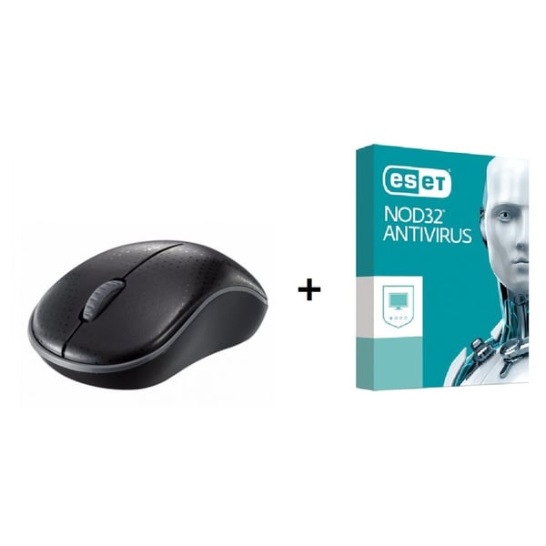 Rapoo M12 Wireless Mouse Black 13630 + ESET NOD32 Antivirus 1Year