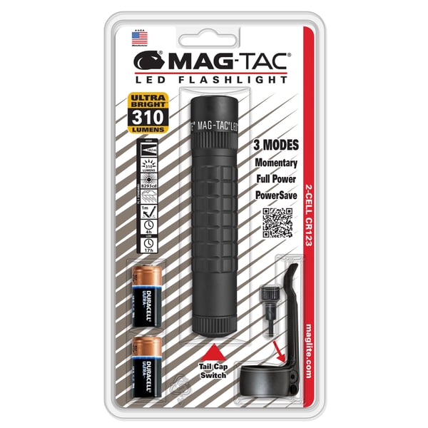 Maglite Sg2lre6 Maglite Mag-tac Led Flashlight 310 Lumens Light Output, Black Maglite Sg2lre6 Maglite Mag-tac Led Flashlight 310 Lumens Light Output, Black