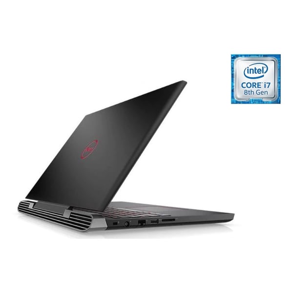 Dell G5 15 Gaming Laptop - Core i7 2.2GHz 16GB 1TB+256GB 6GB Win10 15.6inch FHD Black English/Arabic Keyboard