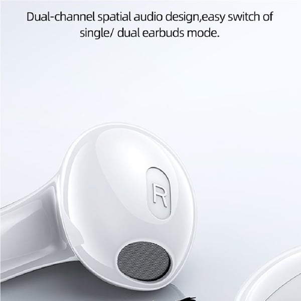 Usams Xh09 Tws Binaural Semi-in-ear Wireless Buletooth Earphone White
