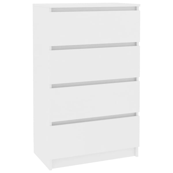 Vidaxl Sideboard White 60x35x98.5 Cm Engineered Wood