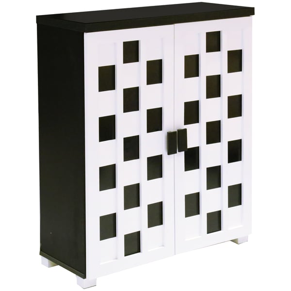 Novi Shoe Cabinet Black & White Novi Shoe Cabinet Black & White