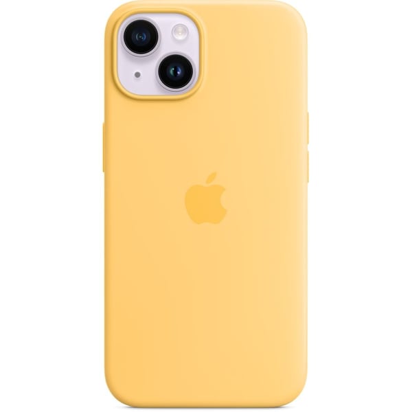 Apple iPhone 14 Silicone Case Sunglow with MagSafe Apple iPhone 14 Silicone Case Sunglow with MagSafe
