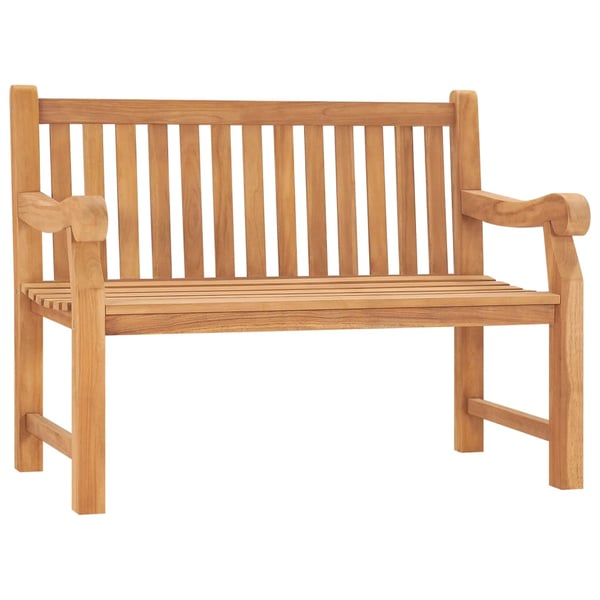 Vidaxl Garden Bench 114 Cm Solid Teak Wood Vidaxl Garden Bench 114 Cm Solid Teak Wood