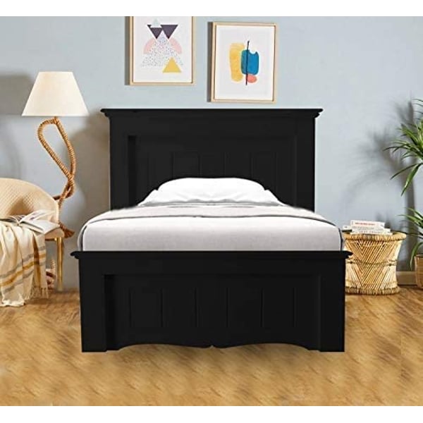 Warmte Charlotte Bronte Margaret Mitchell Buy Galaxy Design Heavy Duty Fully Wooden Bed Color Black Twin Size L x W x  H 190 x 120 x 75 cm Model – GDF-190120. Online in UAE | Sharaf DG
