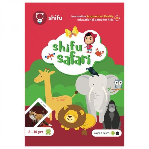 Shifu Safari 60 Animal Flashcards 4D Educational AR Game