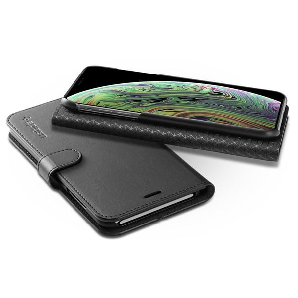 Spigen Wallet S Case Black For iPhone Xs