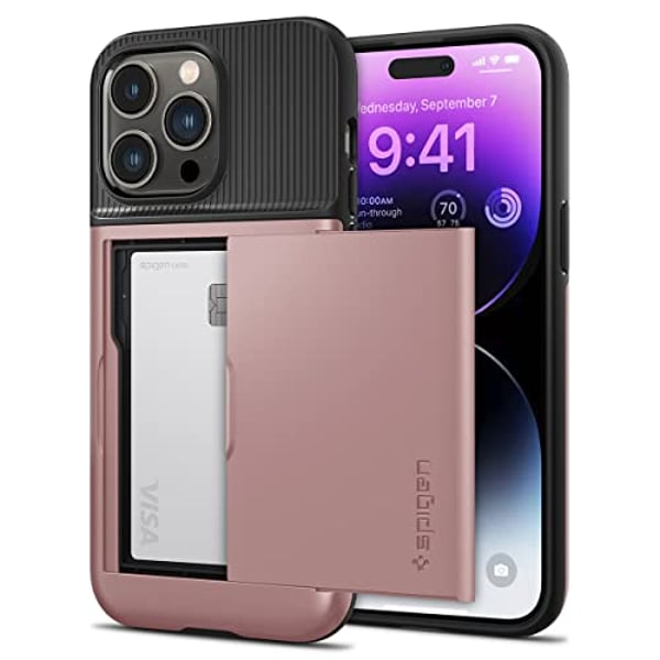 Spigen Slim Armor CS designed for iPhone 14 Pro case cover (2022) - Rose Gold Spigen Slim Armor CS designed for iPhone 14 Pro case cover (2022) - Rose Gold