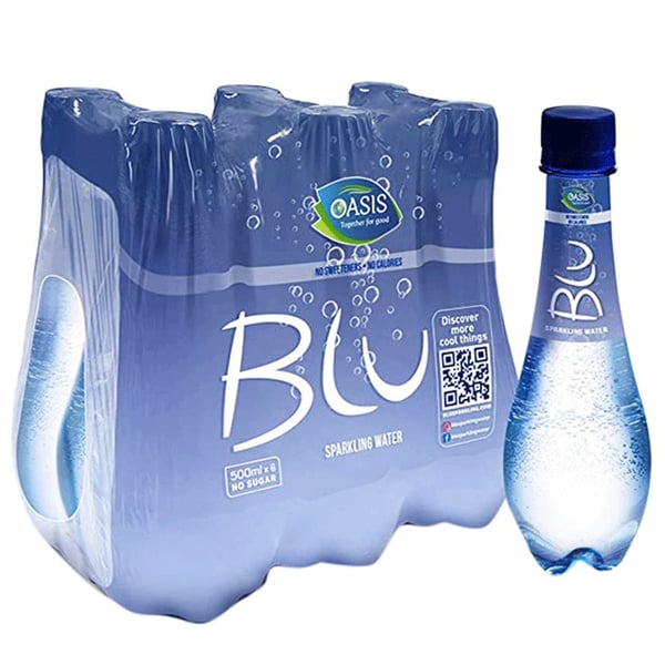 Oasis Sparkling Water Bottle 500ml Pack Of 6