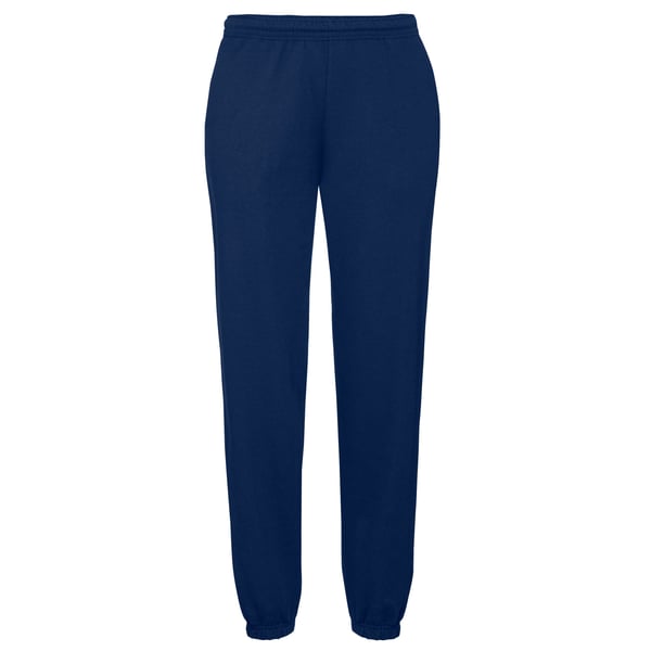 Fruit Of The Loom Classic Elasticated Cuff Jog Pants Navy Medium
