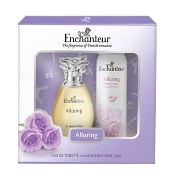Enchanteur Alluring Perfume For Women 100ml EDT 75ml Body Mist