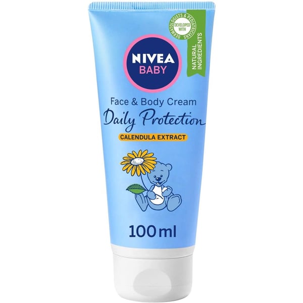 Nivea Baby Daily Protection Face and Body Cream 100ml