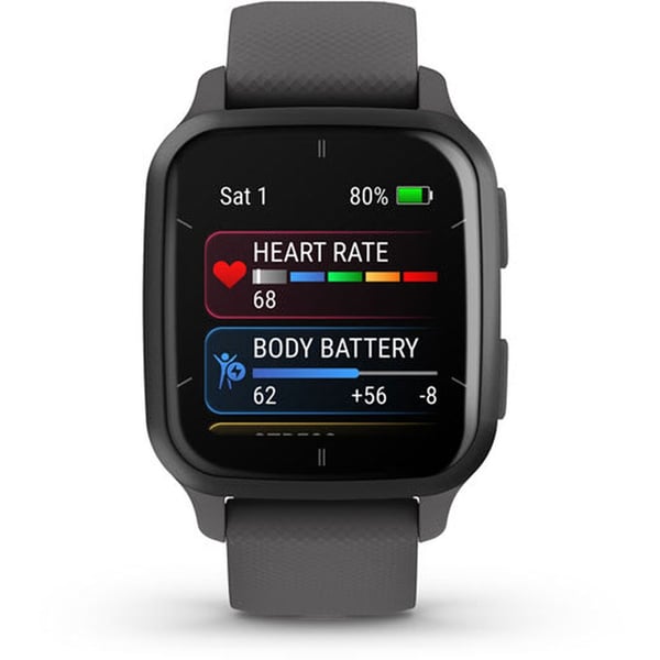 Garmin 010-02701-10 Venu Sq 2 Smart Watch Slate Aluminium Bezel/Shadow Grey Garmin 010-02701-10 Venu Sq 2 Smart Watch Slate Aluminium Bezel/Shadow Grey